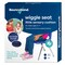 Bouncybands Antimicrobial Little Wiggle Seat Sensory Cushion, Blue 10.75in. MB27BUWS - alternate 1